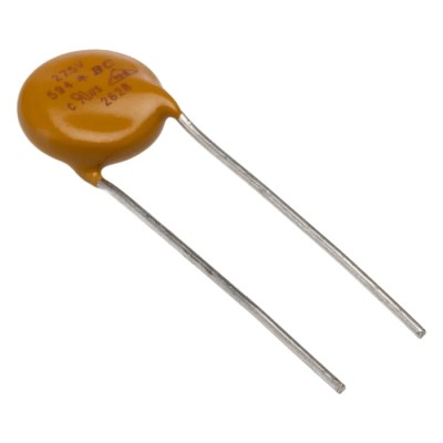 Vishay Metal Oxide Varistor Disc 270 pF Capacitance 50 A Clamping Current 376 V, Varistor Voltage 430 V VDRS10P275BSE