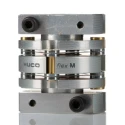 Huco Flexible Membrane Coupler 25.6 mm OD, 28.4 mm Length, Bore Size 65 mm, Max Speed 40000 rpm 466.26.2224