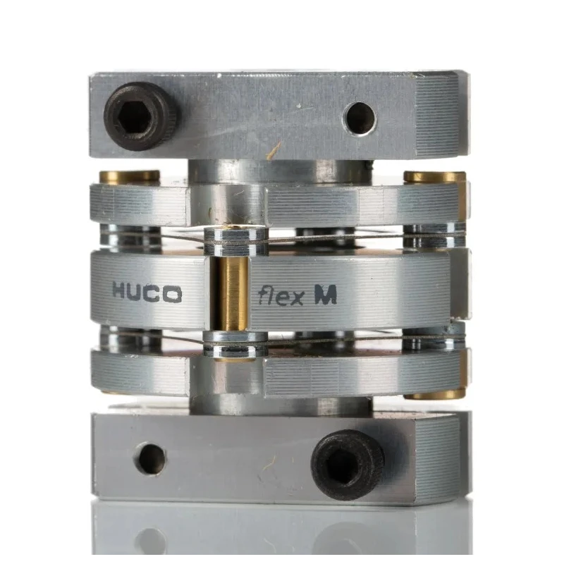 Huco Flexible Membrane Coupler 25.6 mm OD, 28.4 mm Length, Bore Size 65 mm, Max Speed 40000 rpm 466.26.2224
