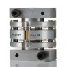 Huco Flexible Membrane Coupler 25.6 mm OD, 28.4 mm Length, Bore Size 65 mm, Max Speed 40000 rpm 466.26.2224