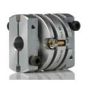 Huco Flexible Membrane Coupler 25.6 mm OD, 28.4 mm Length, Bore Size 65 mm, Max Speed 40000 rpm 466.26.2224