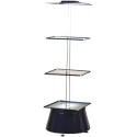 Raaco Empty Cabinet Turntable 3, Steel Construction, 1.6 m Height x 680 mm Width x 680 mm Depth, Blue 102377