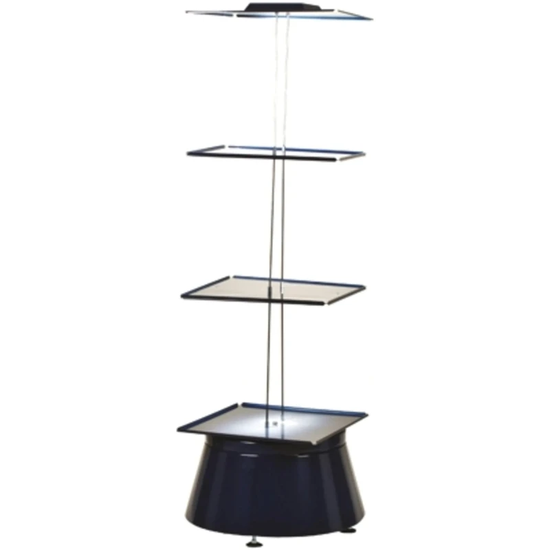 Raaco Empty Cabinet Turntable 3, Steel Construction, 1.6 m Height x 680 mm Width x 680 mm Depth, Blue 102377