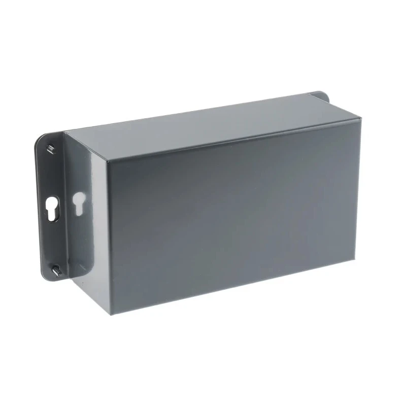 RS PRO Grey Cold Rolled Steel Instrument Case 72 mm x 110 mm x 200 mm 232-080