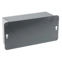 RS PRO Grey Cold Rolled Steel Instrument Case 72 mm x 110 mm x 200 mm 232-080