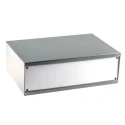 RS PRO Grey Cold Rolled Steel Instrument Case 100 mm x 300 mm x 200 mm 232-276