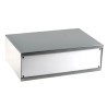 RS PRO Grey Cold Rolled Steel Instrument Case 100 mm x 300 mm x 200 mm 232-276