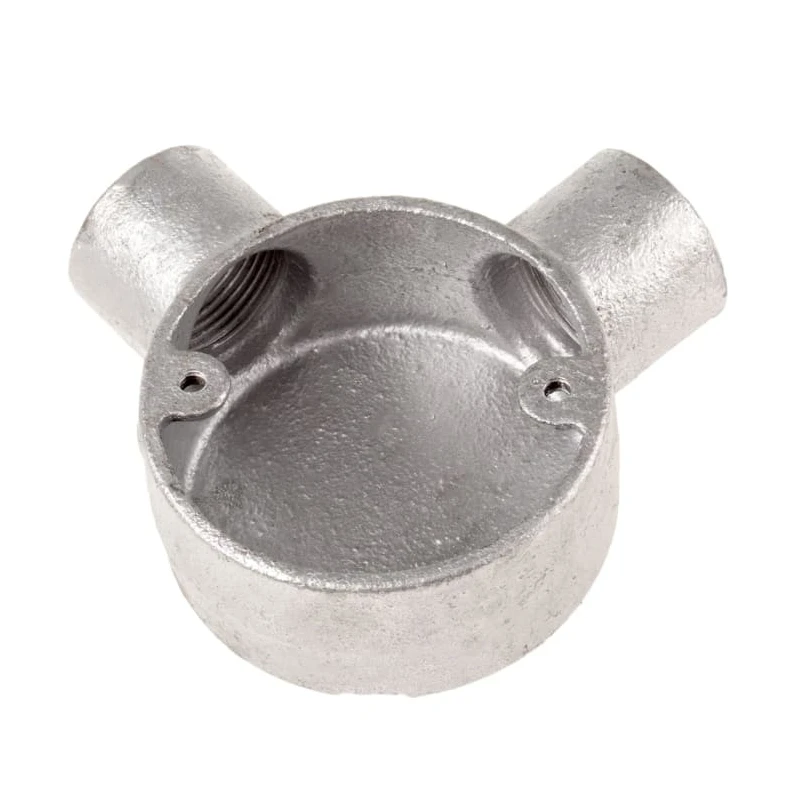 RS PRO Galvanised Steel Conduit Fitting, 25 mm Nominal Size, M4 Thread, Black Finish 228-772