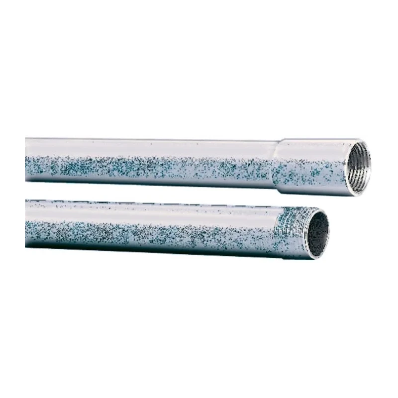 RS PRO 20 mm Nominal Diameter Galvanised Steel Grey Conduit with M20 x 1.5 mm Threaded Ends 3.75m Length 228-823