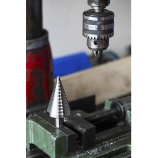 RS PRO HSS Multi-Diameter Step Drill Bit 6 to 39 mm, Cone Shank, 90mm Length 232-507
