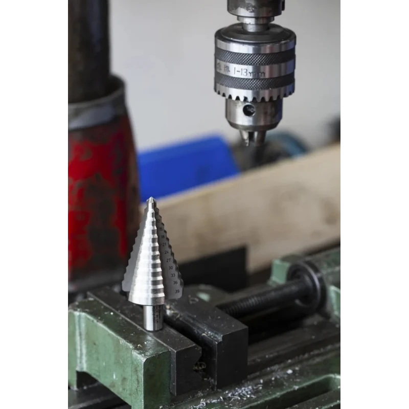 RS PRO HSS Multi-Diameter Step Drill Bit 6 to 39 mm, Cone Shank, 90mm Length 232-507