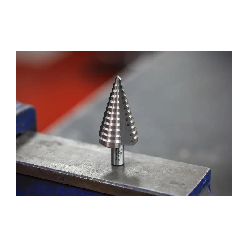 RS PRO HSS Multi-Diameter Step Drill Bit 6 to 39 mm, Cone Shank, 90mm Length 232-507