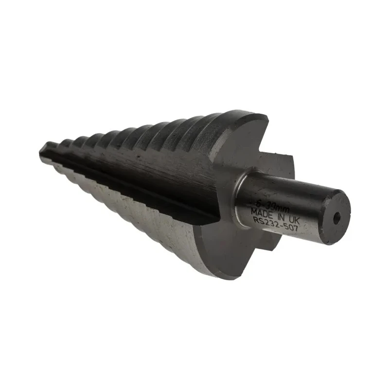 RS PRO HSS Multi-Diameter Step Drill Bit 6 to 39 mm, Cone Shank, 90mm Length 232-507