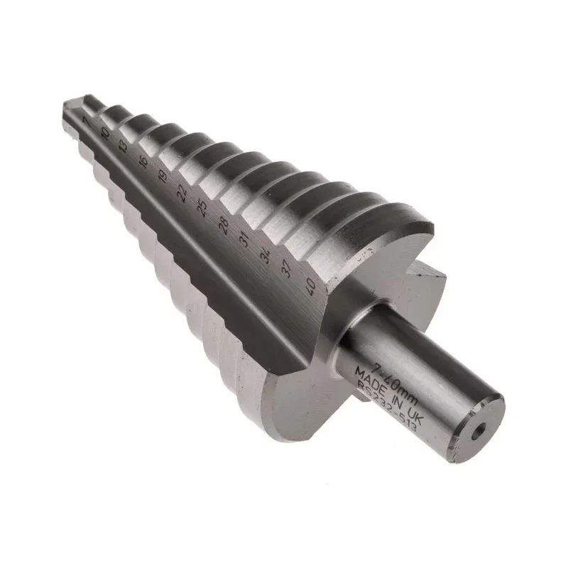 RS PRO HSS 7 to 40 mm Drill Bit, Cone Shank, Bright Finish 232-513