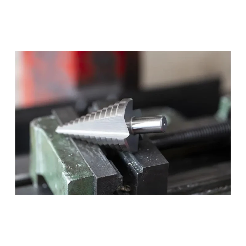 RS PRO HSS Step Drill Bit 8 to 41 mm Diameter Cone Shank Bright Finish 12 Steps 3 mm Max Thickness 232-529
