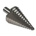 RS PRO HSS Step Drill Bit 8 to 41 mm Diameter Cone Shank Bright Finish 12 Steps 3 mm Max Thickness 232-529