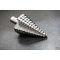 RS PRO HSS Step Drill Bit 8 to 41 mm Diameter Cone Shank Bright Finish 12 Steps 3 mm Max Thickness 232-529