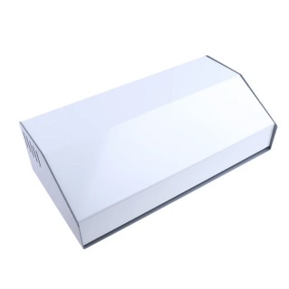 Hammond 519 Series Grey Aluminium Steel Desktop Enclosure Sloped Front 350 mm x 180 mm x 100 mm 519-0920