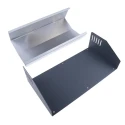 Hammond 519 Series Grey Aluminium Steel Desktop Enclosure Sloped Front 350 mm x 180 mm x 100 mm 519-0920