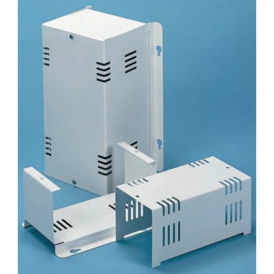 RS PRO White Cold Rolled Steel Instrument Case 130 mm Height, 500 mm Length, 180 mm Width 232-147