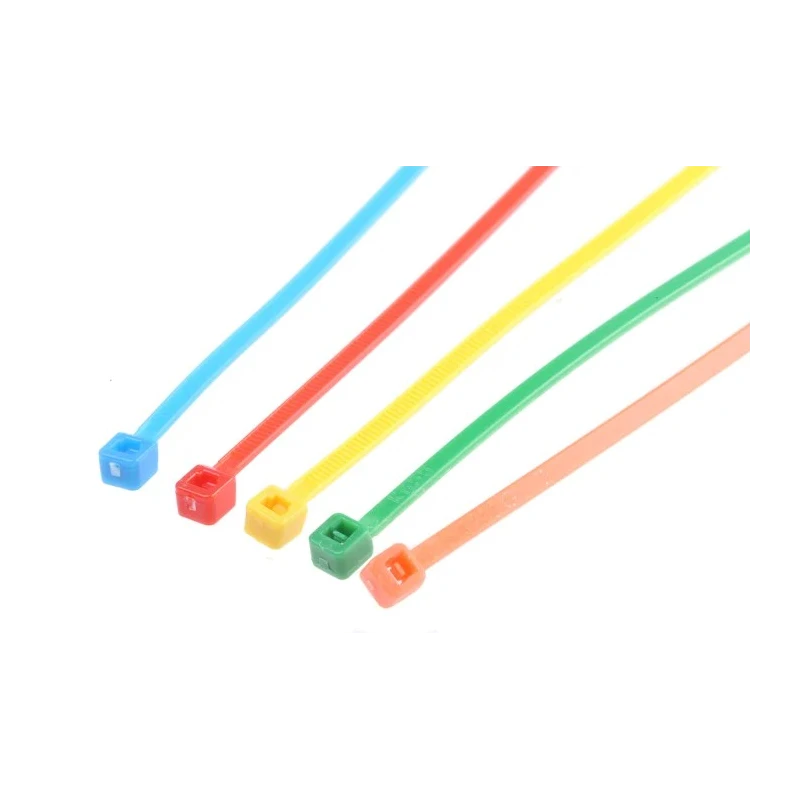 RS PRO Nylon 66 Non-Releasable Mixed Colour Cable Tie Kit 250 Pcs 165 mm x 2.5 mm 233-534