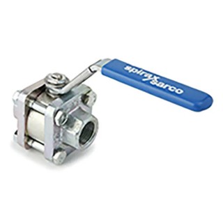 Spirax Sarco Stainless Steel Threaded 2-Way Reduced Bore BSPP Ball Valve 1824705