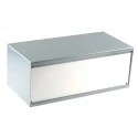 RS PRO Grey Cold Rolled Steel Instrument Case 159 mm x 406 mm x 197 mm 232-282