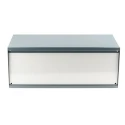 RS PRO Grey Cold Rolled Steel Instrument Case 159 mm x 406 mm x 197 mm 232-282