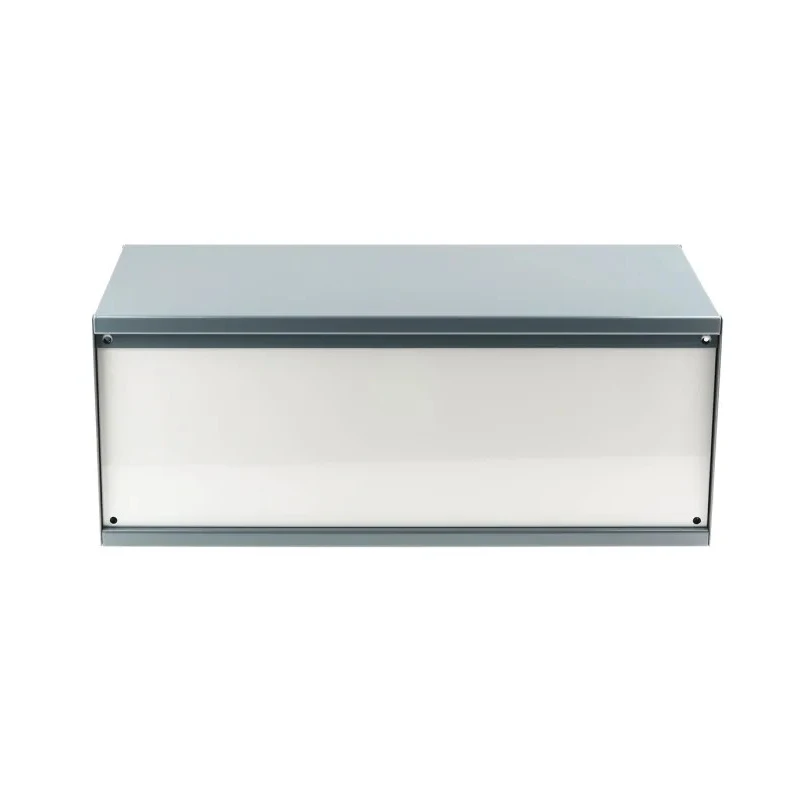 RS PRO Grey Cold Rolled Steel Instrument Case 159 mm x 406 mm x 197 mm 232-282