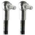 RS PRO Camloc Gas Springs Steel Gas Strut with Ball & Socket Joint 545mm Extended Length 250mm Stroke Length SWV1080800026