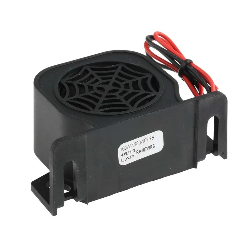 RS PRO Electronic Sounder Universal 12 to 80V DC 107 dB 1-Tone Glass Filled Nylon Housing 235-360