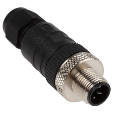 Lumberg Automation Industrial Circular Connector 5 Contacts M12 Socket Male IP65 IP67 1.5kV 4A Screw 11590 RSC 5/7