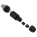 Lumberg Automation Industrial Circular Connector 5 Contacts M12 Socket Male IP65 IP67 1.5kV 4A Screw 11590 RSC 5/7