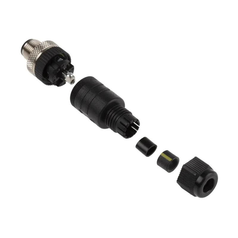 Lumberg Automation Industrial Circular Connector 5 Contacts M12 Socket Male IP65 IP67 1.5kV 4A Screw 11590 RSC 5/7