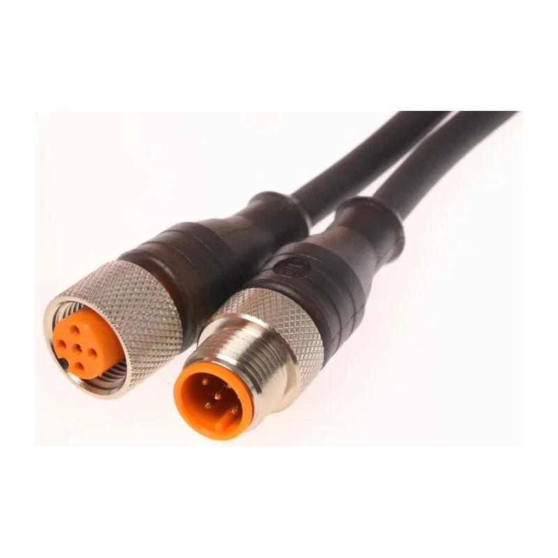 Lumberg Automation 5 Way Male Straight to 34 Way Female M12 Sensor Actuator Cable 60V RST 5-RKT 5-87/2M
