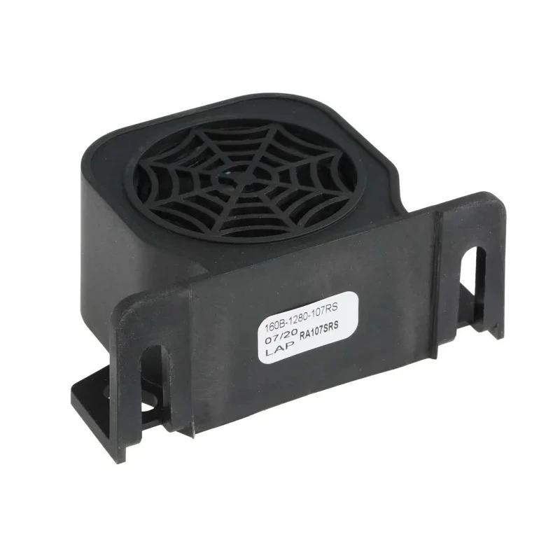 RS PRO Electronic Sounder Universal Mount Black Glass Filled Nylon Housing DC 12-80V 107 dB IP67 IP67