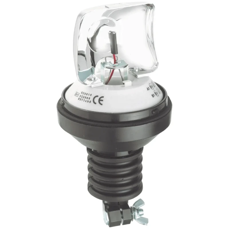 RS PRO V10994 Series Green, Amber, Clear, Red, Blue Beacon 24V DC Single Point Magnetic Flexi DIN Incandescent Bulb 235-461