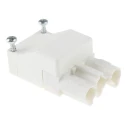 Wieland ST18 Series Female Screw Lighting Connector, 3-Pole, 16A, 250V, IP20 ST18