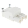 Wieland ST18 Series Female Screw Lighting Connector, 3-Pole, 16A, 250V, IP20 ST18