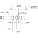 TE Connectivity Disk Drive Connector Surface Mount 250V AC 12A Phosphor Bronze Contacts Nylon Housing 770149-1