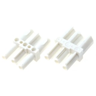 Wieland ST18 Series Panel Distribution Block Male/Female Clamp 3-Pole 16A 3-Way IP20 93.030.5958.0
