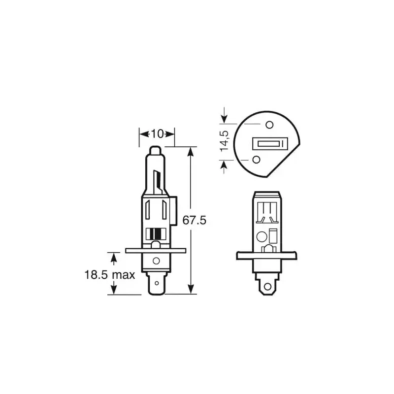 RS PRO Xenon Lamp for Use with Flashing Beacon, Clear Lens, IP56 Protection 235-720