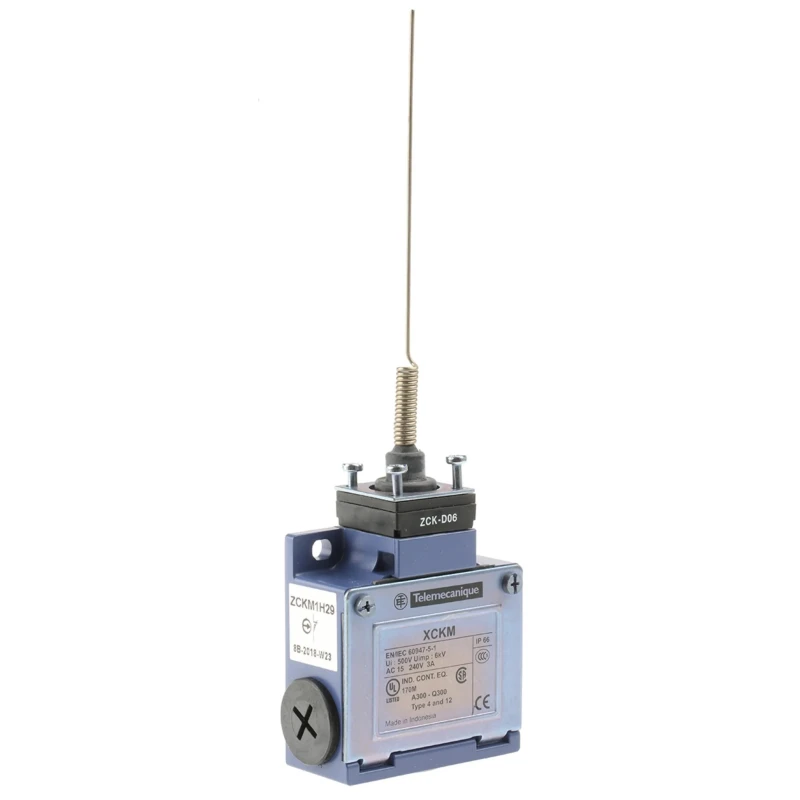 Telemecanique Sensors OsiSense XC Series Cats Whisker Limit Switch, 1 NO/1 NC, IP66, Zinc Alloy Housing, 240V AC, 3A 