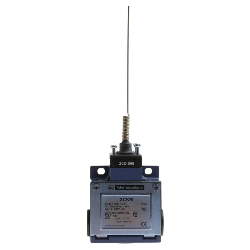Telemecanique Sensors OsiSense XC Series Cats Whisker Limit Switch, 1 NO/1 NC, IP66, Zinc Alloy Housing, 240V AC, 3A 
