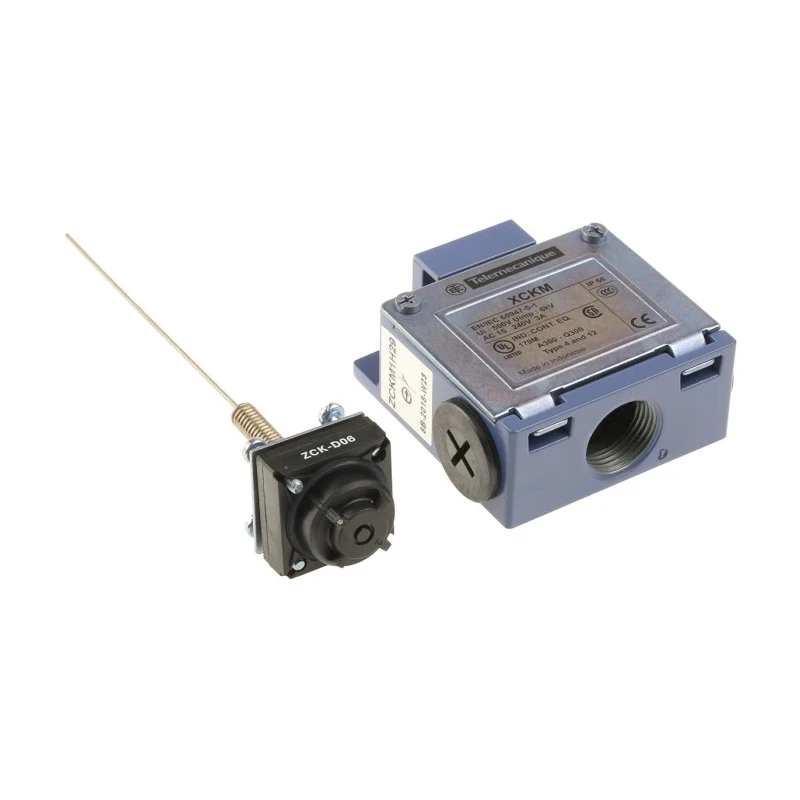 Telemecanique Sensors OsiSense XC Series Cats Whisker Limit Switch, 1 NO/1 NC, IP66, Zinc Alloy Housing, 240V AC, 3A 