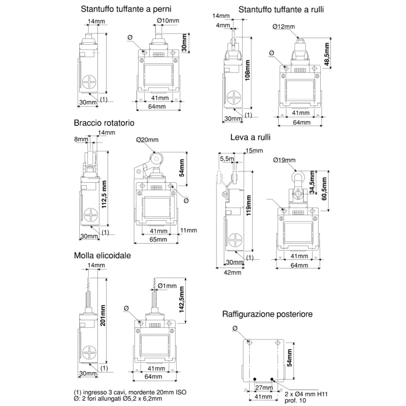 Telemecanique Sensors OsiSense XC Series Cats Whisker Limit Switch, 1 NO/1 NC, IP66, Zinc Alloy Housing, 240V AC, 3A 