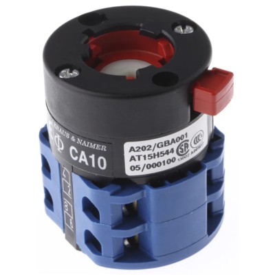 Kraus & Naimer 2 Position 60° Rotary Knob Actuator 20A CA10.A202/GBA001.*FT