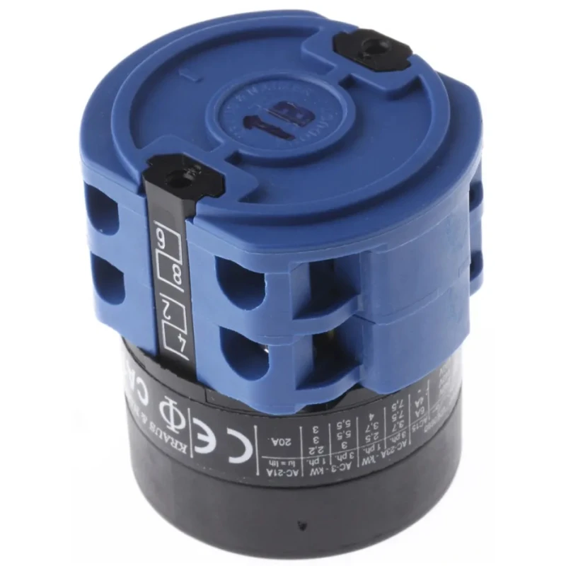 Kraus & Naimer 2 Position 60° Rotary Knob Actuator 20A CA10.A202/GBA001.*FT