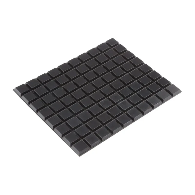 3M Tapered Square Polyurethane Self-Adhesive Feet 12.7 mm Diameter 12.7 mm Width x 12.7 mm Length SJ5008