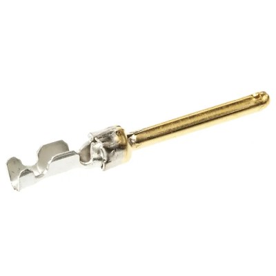 Amphenol Communications Solutions 8656 Series Male Crimp Pin Connector Phosphor Bronze Gold Plated 24 AWG 8656350064LF